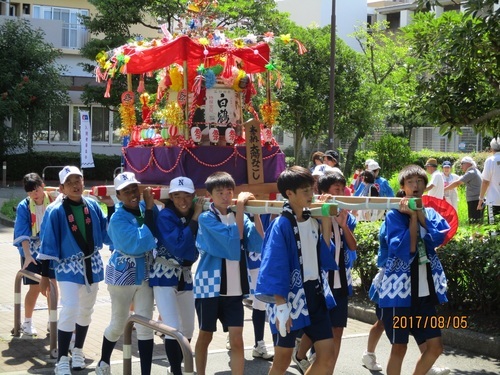 さざんか太陽の町協議会「こどもみこし」: 住之江区まちづくりセンターの地域応援ブログ