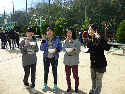 花の町 太陽の町 南港北中学校 Br 中学生もちつき大会 住之江区まちづくりセンターの地域応援ブログ